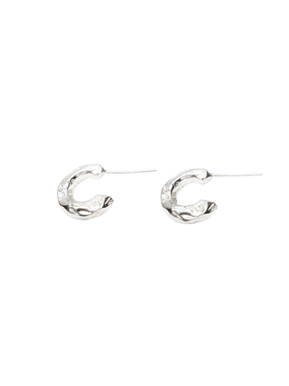 OCEAN CURRENT TEXTURE EARRING 005