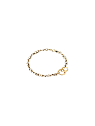 Linked Gold Chain Ring