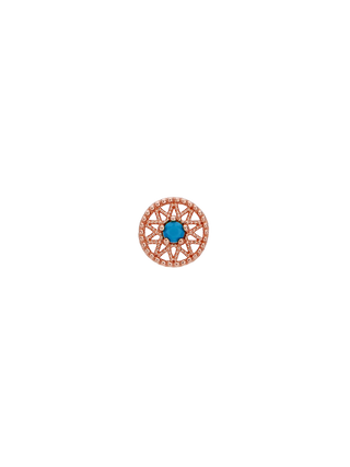 Turquoise Round Piercing