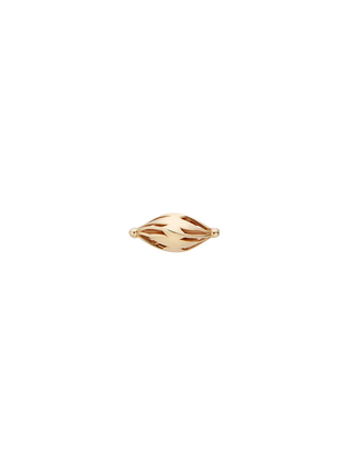 Rhombus Cut Gold Piercing