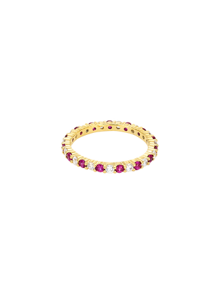 Micro Gem Stacking Ring