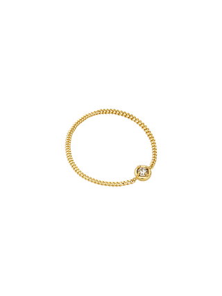 Daily Gold Diamond Chain Ring