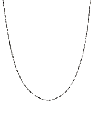 Twisted Link Solid Gold Chain Necklace