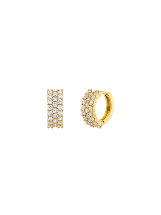 Classic Cubic Zirconia Hoops