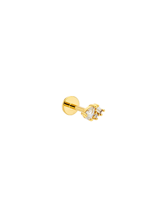 Triple Knot Detail Bar Piercing