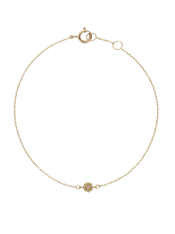 Lotus Inspired Diamond Bracelet