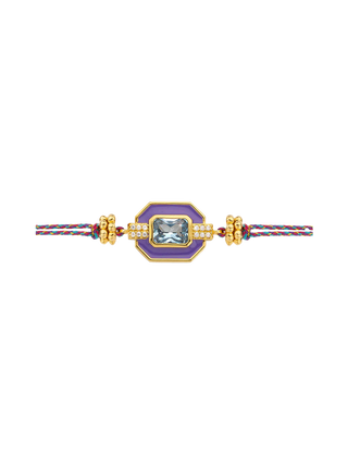 PURPLE ART DECO Bracelet