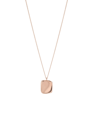Sculptural Base Pendant Necklace
