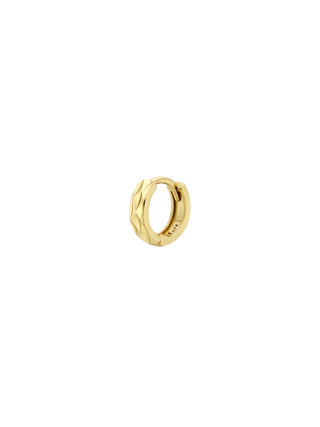 Tiny Cut Gold Huggie