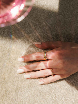 Mixed Metal Double Ring