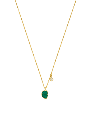 Duo Green Onyx Necklace