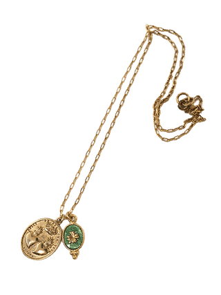 Sacha Medal Necklace