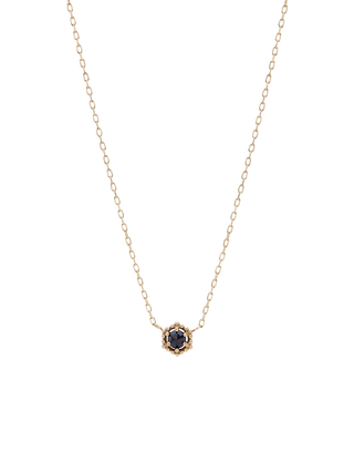 Hexa Black Faceted Necklace