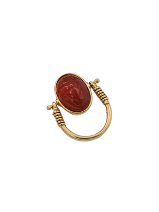 Bague Sacha scarabée grand modèle