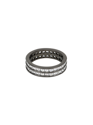 Double Row Crystal Band