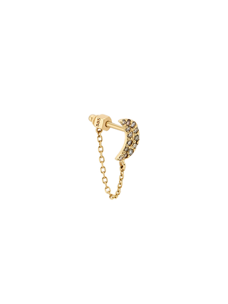 Diamond Moon Chain Gold Piercing