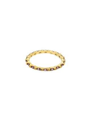 Petite Cognac Crystal Ring