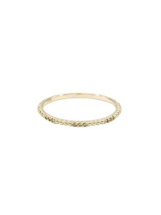 Daily Bead and Diamond Ring
