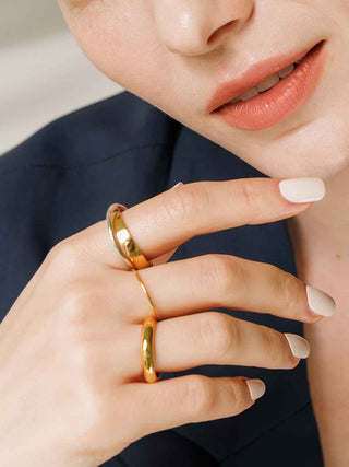 Mixed Metal Double Ring