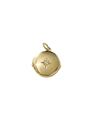 Pendant locket compass