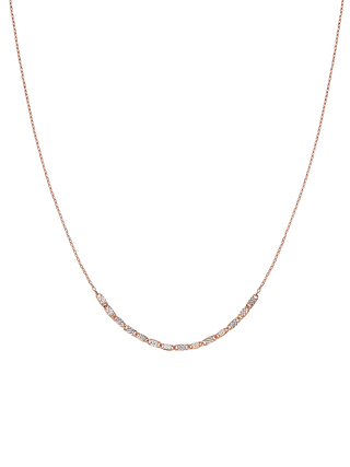 Double Mix Gold Chain Necklace