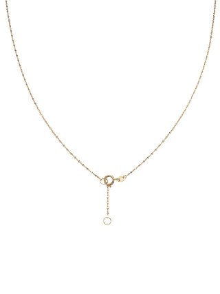 Twisted Chain Solid Gold Necklace