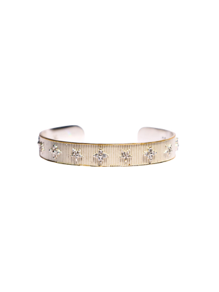 Velia Star-Embellished  Sliver Cuff