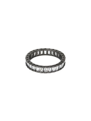 White Baguette Crystal Band
