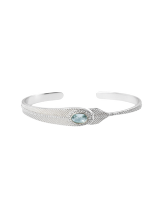 Thebe Blue Topaz Cuff Bracelet