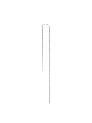 Classic Long Italic Gold Chain Earring