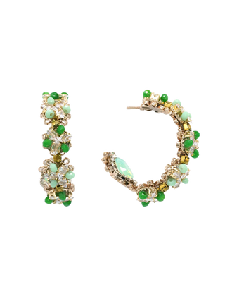 Emerald Bloom Earrings