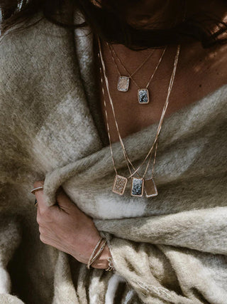 Medium Rectangle Pendant Necklace