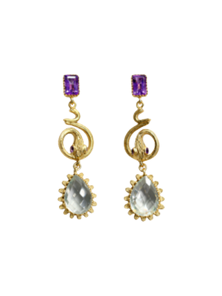 Milena Crystal Drop Earrings