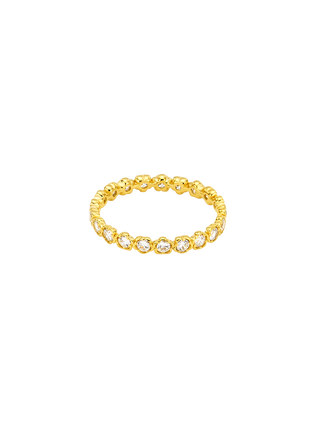 Floral Halo Eternity Ring