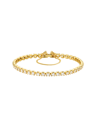 Flower Bud Cubic Chain Bracelet