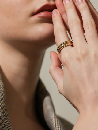Slim Minimalist Stacker Ring