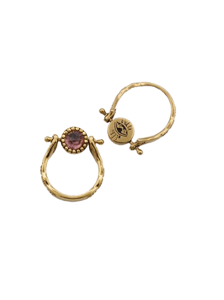 Sacha eye stone pivot ring