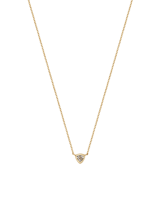 Artistic Triangle Gold Necklace