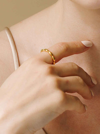 Fine Circle Link Ring