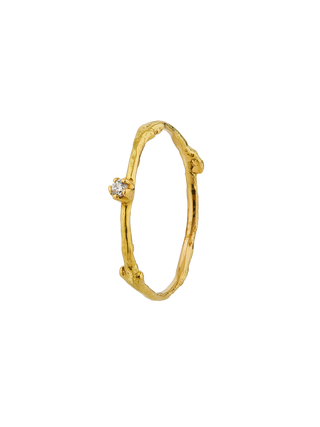 Fine Twig Diamond Ring