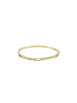 Layered Twist Gold Ring