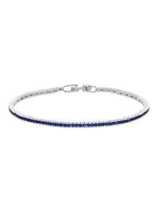 Blue Sparkle Tennis Bracelet