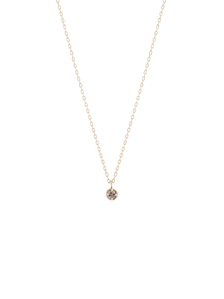 Solo Round Cut Diamond Necklace