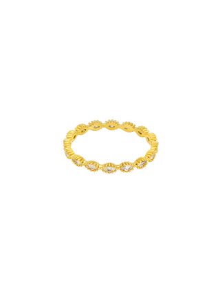 Scalloped Eternity Ring