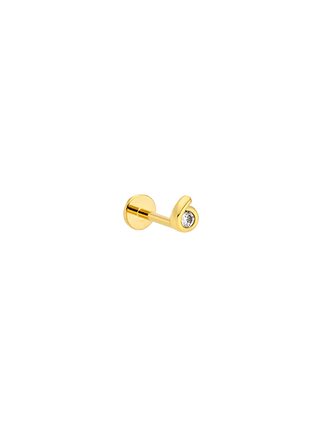 Comma Shape Point Piercing