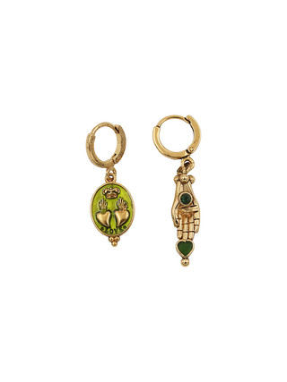 Mini Sacha Asymmetrical Hoop Earrings