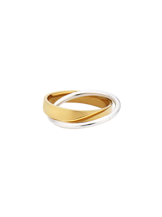 Mixed Metal Double Ring
