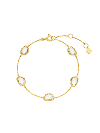Eternity White Quartz Bracelet