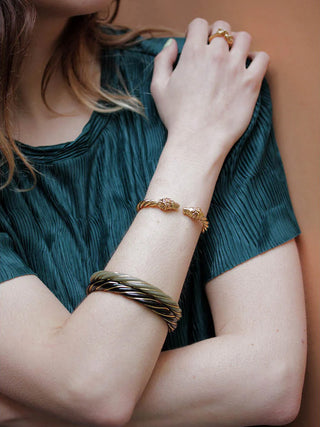 Aya Twisted Lion Bracelet