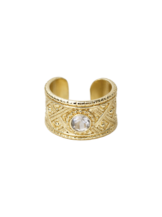 GREEN AMETHYST FANIA RING